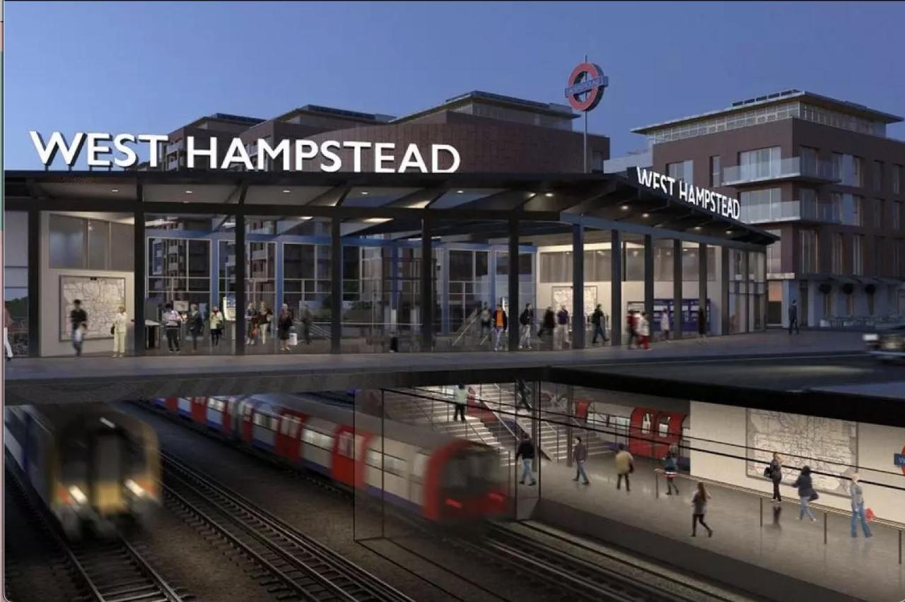 Stunning 3 Bed Duplex Apartment In The Heart Of West Hampstead ロンドン エクステリア 写真